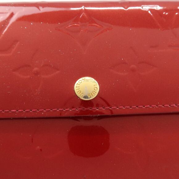 💎✨BEAUTIFUL✨💎AUTHENTIC LV Vernis Portefeuille Sarah Wallet Rose Indien - Picture 4 of 10